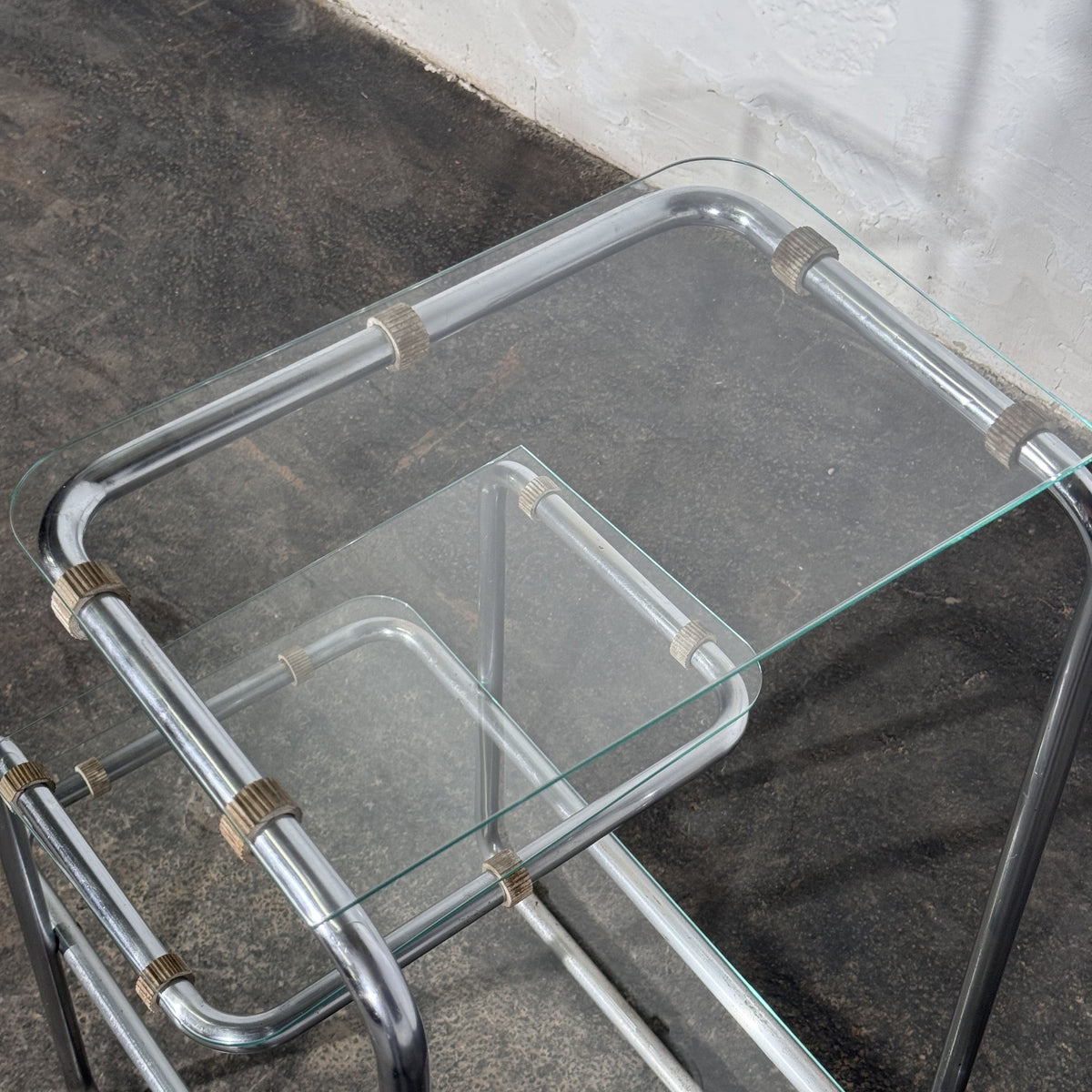 Bauhaus Chrome-Plated B 136 Flower Stand, Attributed to Emile Guillot for Thonet, 1930s