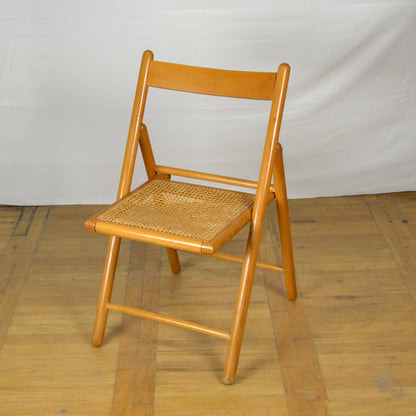 Foldable rattan chair 1970s