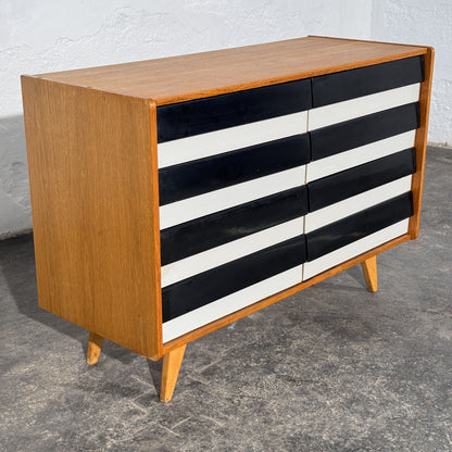 Pair of Jiří Jiroutek U-453 and U-458 Sideboards for Interier Praha, 1960s