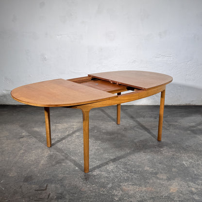 Nathan Extendable Oval Dining Table, 1960s