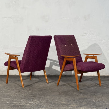 Pair of Armchairs, Attributed to Jaroslav Šmídek, Czechoslovakia, 1960s