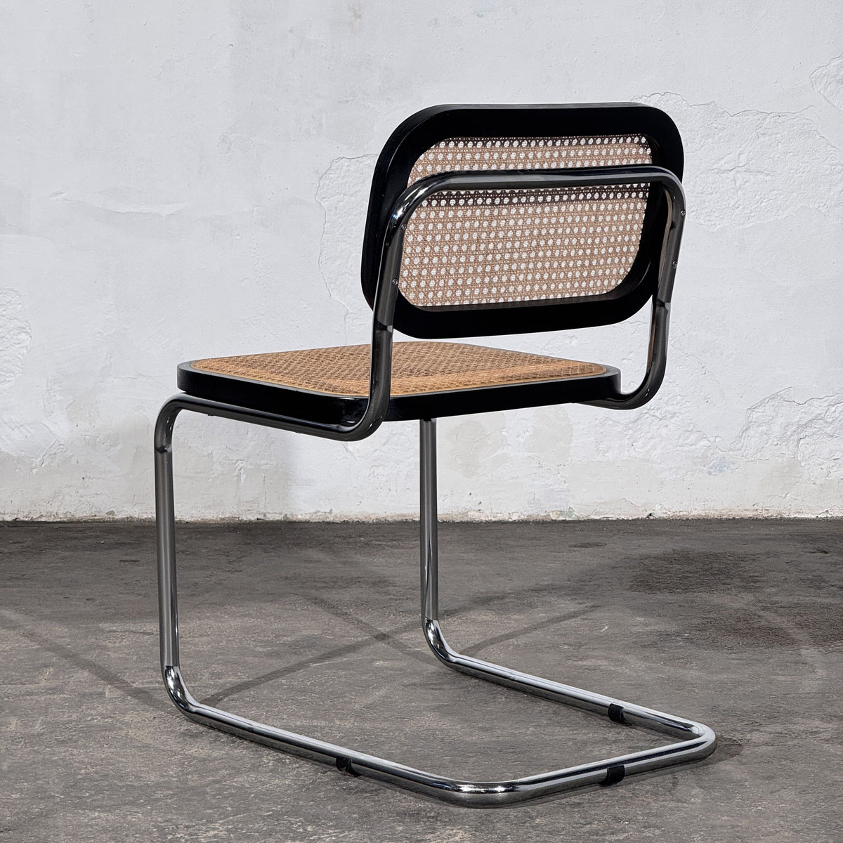 Set of 4 Cesca-Style Dining Chairs, Inspired by Marcel Breuer, 1990s