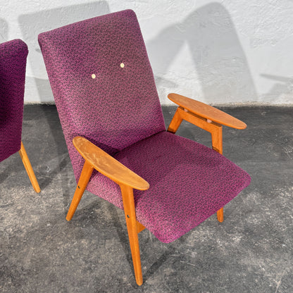 Pair of Armchairs, Attributed to Jaroslav Šmídek, Czechoslovakia, 1960s