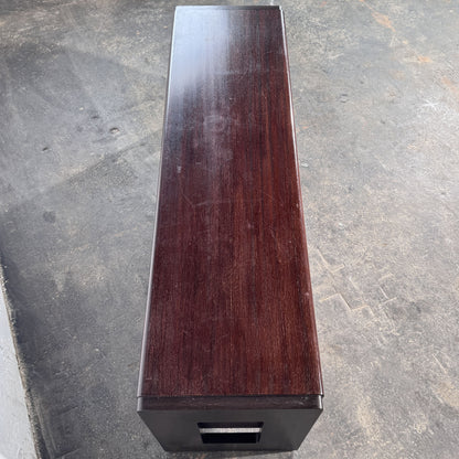 Sculptural Sliding-Door Sideboard / TV Stand, 1990s