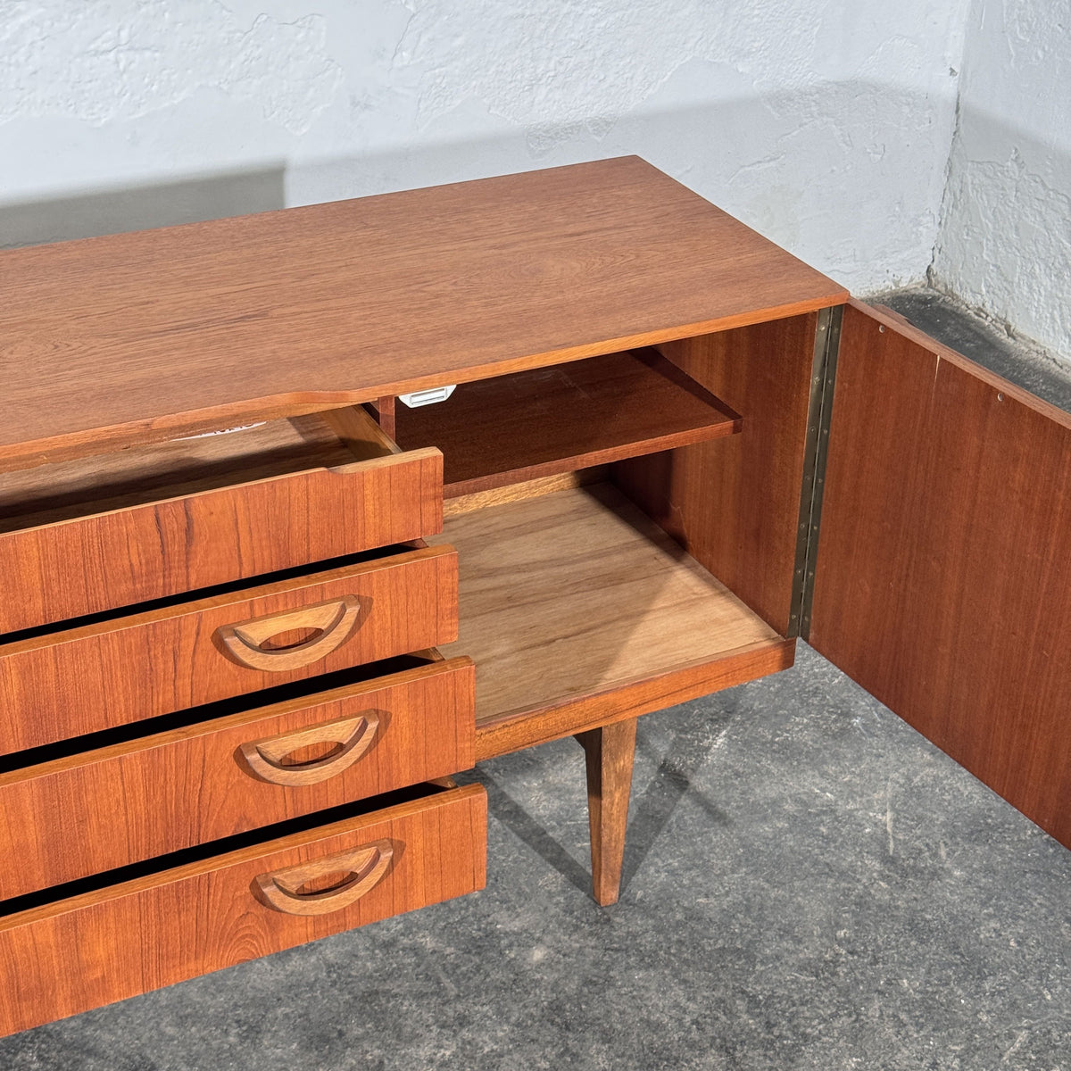 Beautility Teak Sideboard, 1960s