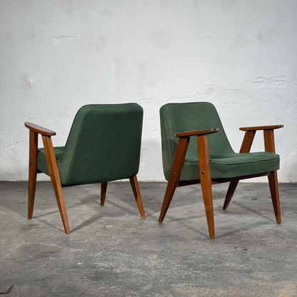 Chierowski Type 366 Lounge Chairs, Pair, 1960s