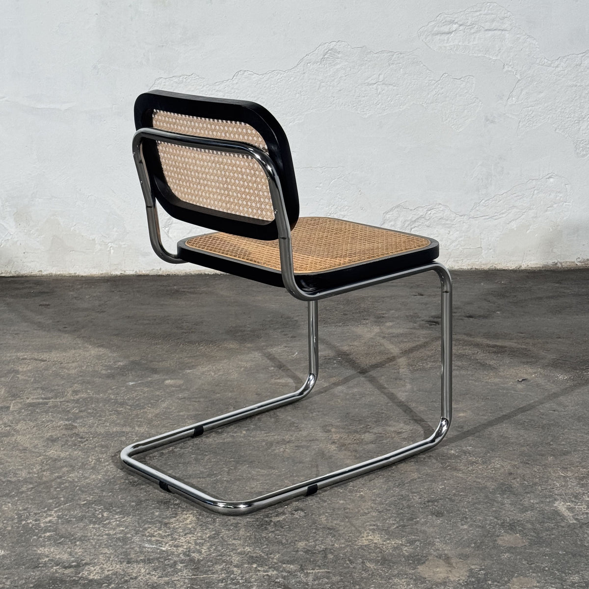 Set of 4 Cesca-Style Dining Chairs, Inspired by Marcel Breuer, 1990s