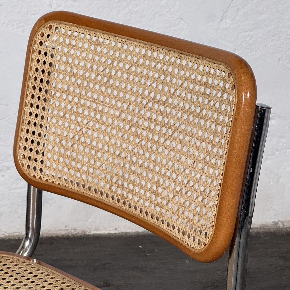 Set of 2 Cesca Style Cantilever Chairs, After Marcel Breuer, Italy, 1960s