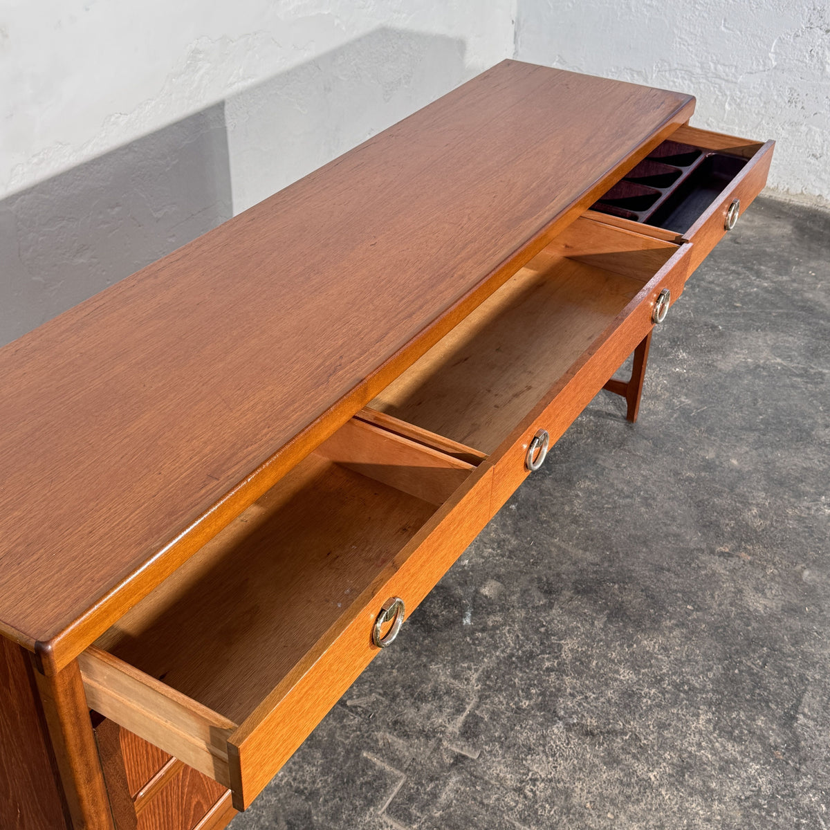 Nathan "Squares" Teak Sideboard, British, 1960s