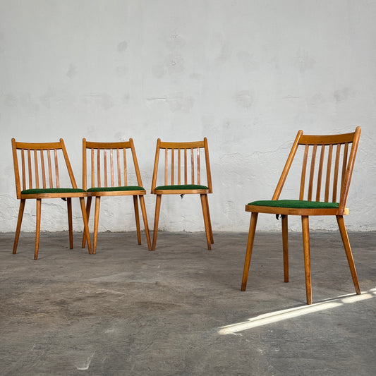 Frigyes Gabriel Dining Chairs, Set of 4, 1960s – Hungarian Design