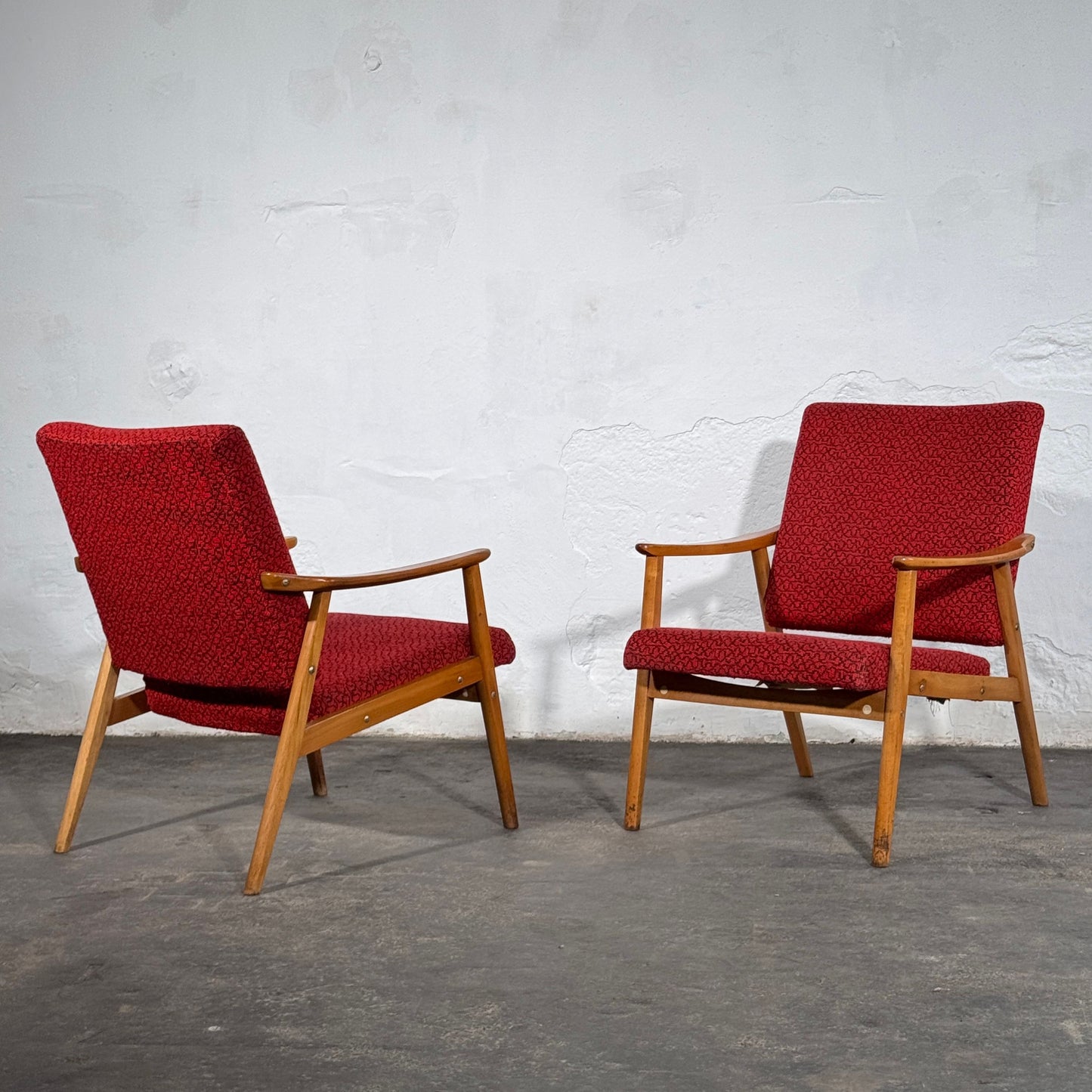 Pair of Jitona Czechoslovak Armchairs, 1960s