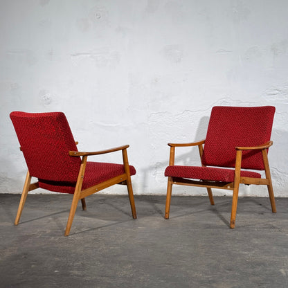 Pair of Jitona Czechoslovak Armchairs, 1960s