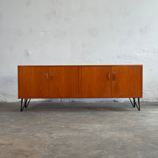 G-Plan Teak 4-Door Sideboard on Hairpin Legs, 1970