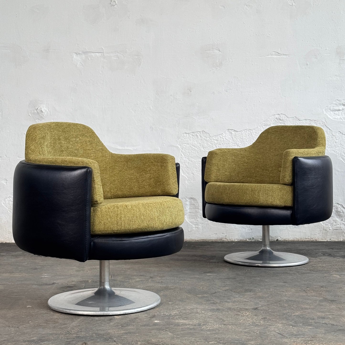 Pair of Space Age Hungarian Swivel Chairs