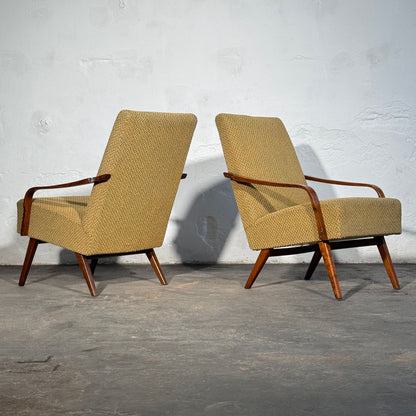 Pair of Jaroslav Smidek Armchairs, 1960s