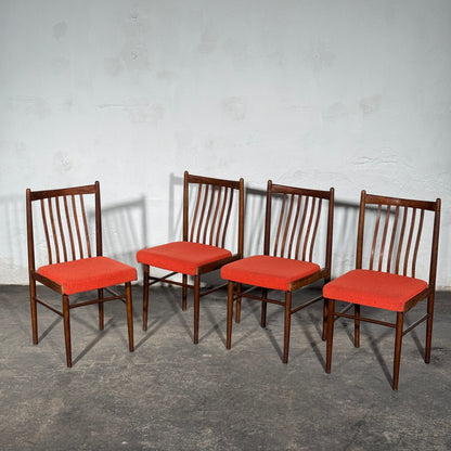 Set of 4 Tatra Nabytok Dining Chairs, 1960s