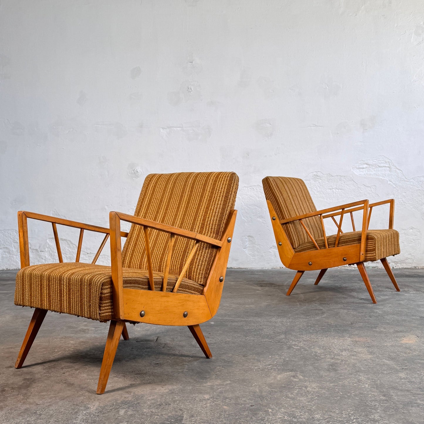 Pair of Polish Retro Armchairs, 1960