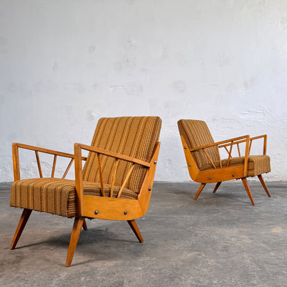 Pair of Polish Retro Armchairs, 1960