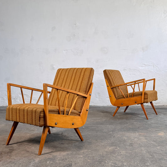 Pair of Polish Retro Armchairs, 1960