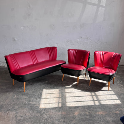 Hungarian Mid-Century "Sky" Sofa & Armchair Set, 1960