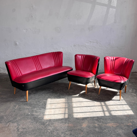 Hungarian Mid-Century "Sky" Sofa & Armchair Set, 1960