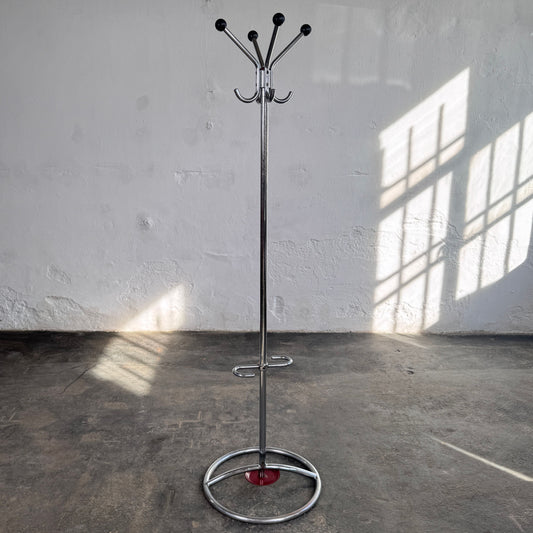Bauhaus Style Chrome Coat Rack by Hynek Gottwald, 1940s