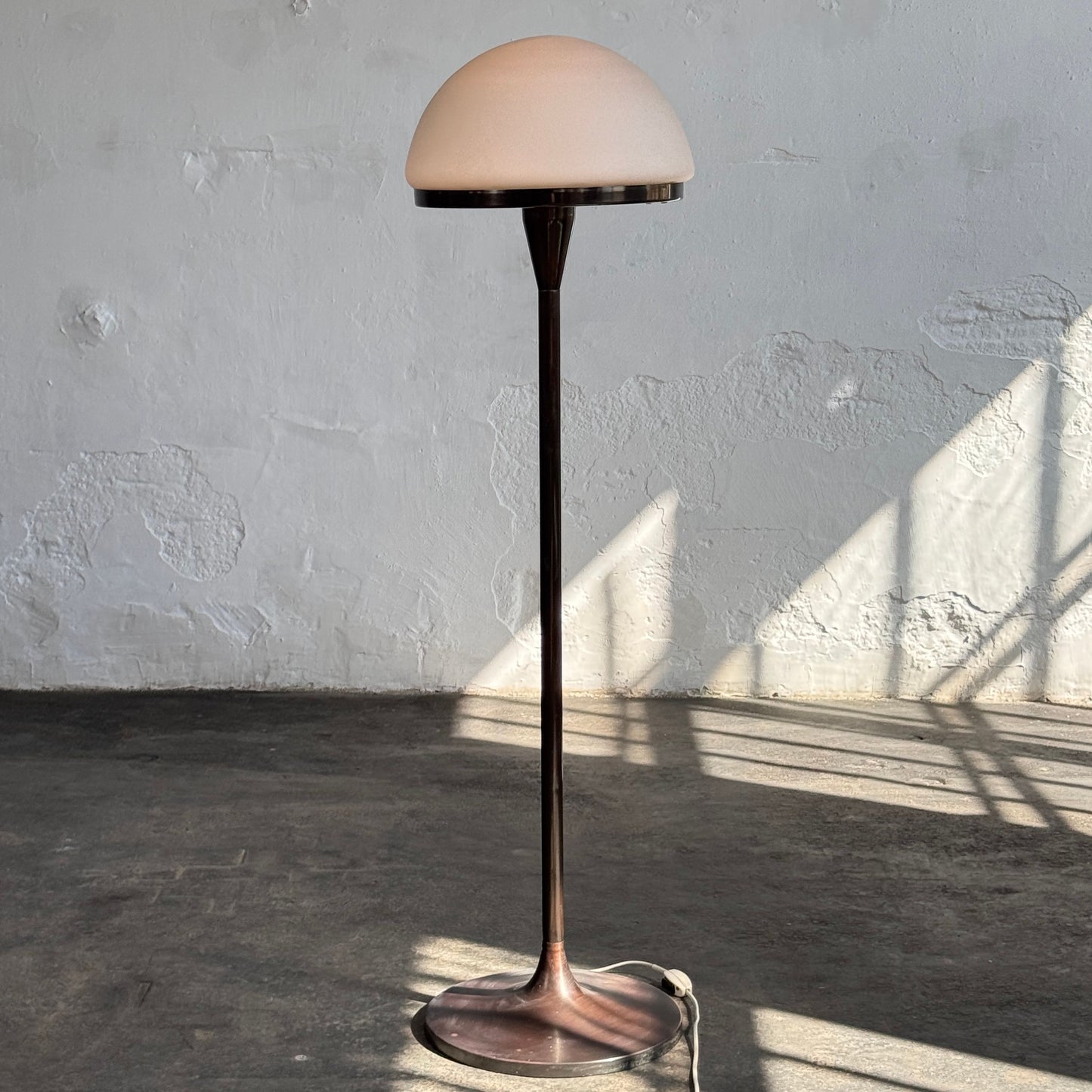 Hungarian Brass Floor Lamp by Iparmuveszeti Vallalat