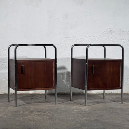 Bauhaus Bedside Table by Mücke-Melder, 1950s