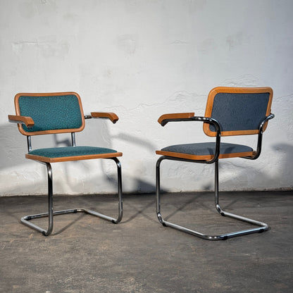 Set of 4 Upholstered Cesca Style Chairs by Stol Kamnik, 1960s