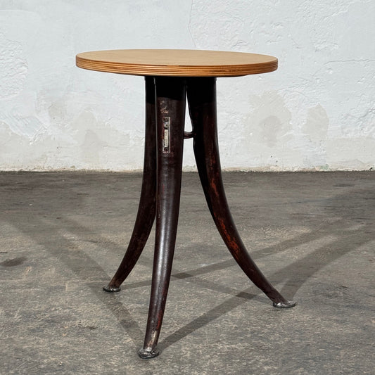 Vogel Frigyes Art Deco Industrial Stool, Orion Radio Factory Budapest, 1930s