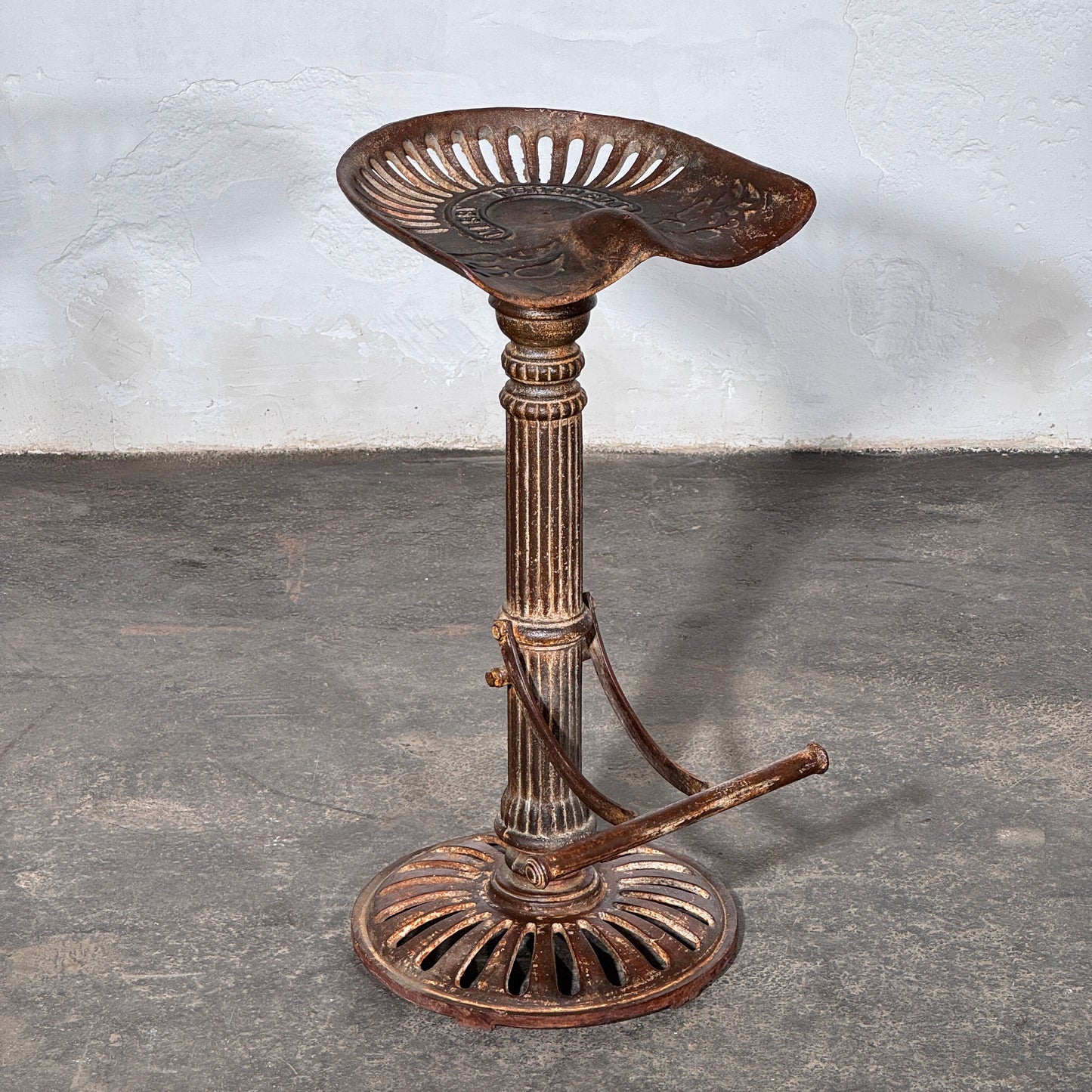 Massey Ferguson Cast Iron Tractor Seat Barstool