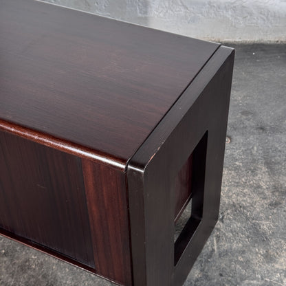 Sculptural Sliding-Door Sideboard / TV Stand, 1990s