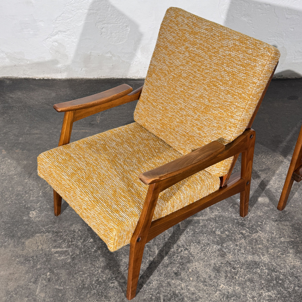 Pair of Romanian "Centa" Style Armchairs, 1960s
