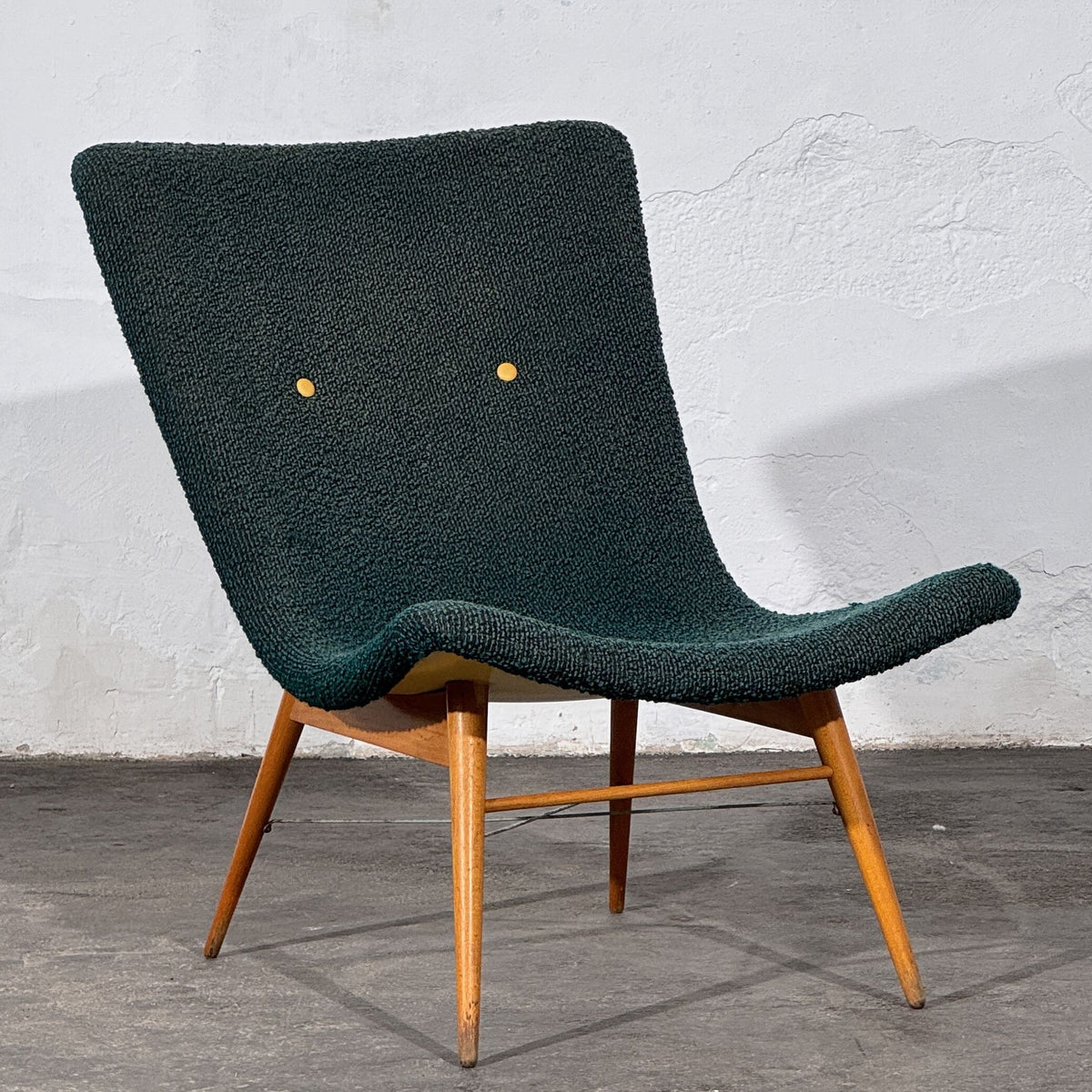 Pair of Lounge Chairs Attributed to Miroslav Navrátil for Český Nábytek, 1959