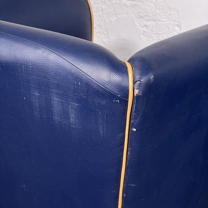 Zelda Faux Leather Club Chairs by Peter Maly for Cor, 1980s