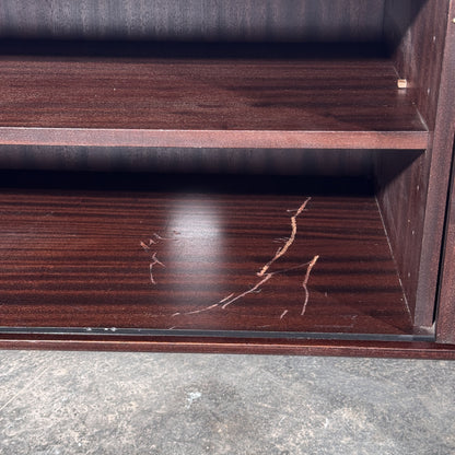Sculptural Sliding-Door Sideboard / TV Stand, 1990s