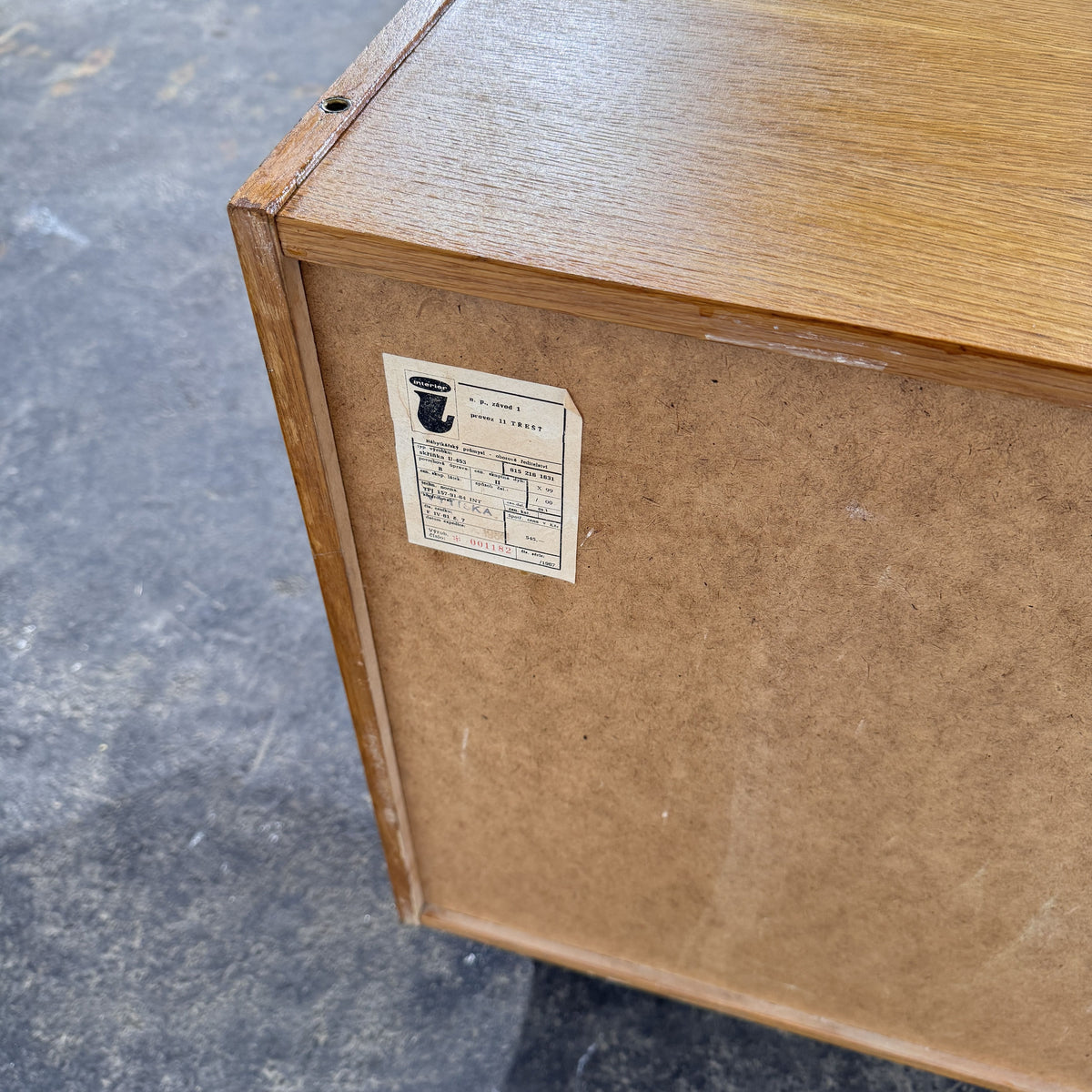 Jiri Jiroutek U-453 Sideboard for Interier Praha, 1960s