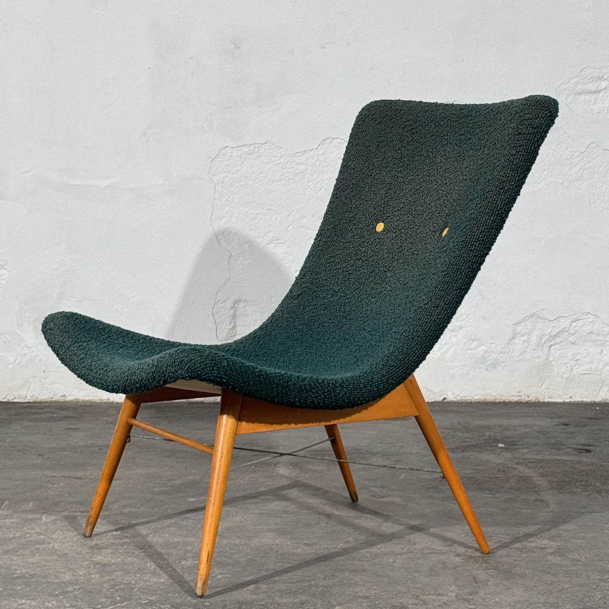 Pair of Lounge Chairs Attributed to Miroslav Navrátil for Český Nábytek, 1959