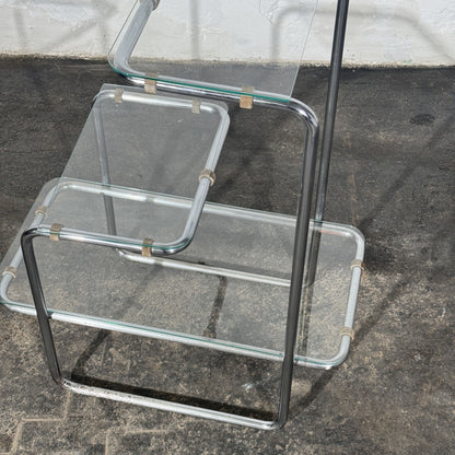 Bauhaus Chrome-Plated B 136 Flower Stand, Attributed to Emile Guillot for Thonet, 1930s