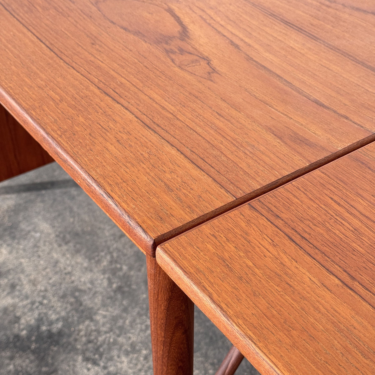 Danish Teak Writing Desk with Drop Leaf, Attributed to Erik Buch, 1960s