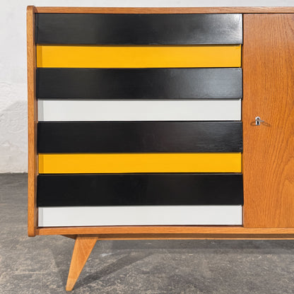Pair of Jiří Jiroutek U-453 and U-458 Sideboards for Interier Praha, 1960s