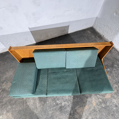 Dřevotvar Pardubice Oak Sofa Bed, Czechoslovakia, 1960s