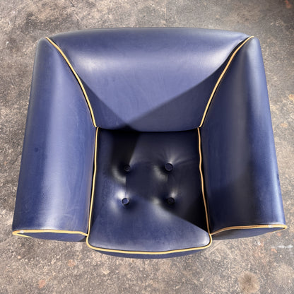 Zelda Faux Leather Club Chairs by Peter Maly for Cor, 1980s