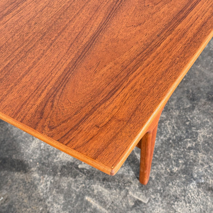 Teak Writing Desk Attributed to Carl Aage Skov for Munch Møbler, Denmark, 1960s