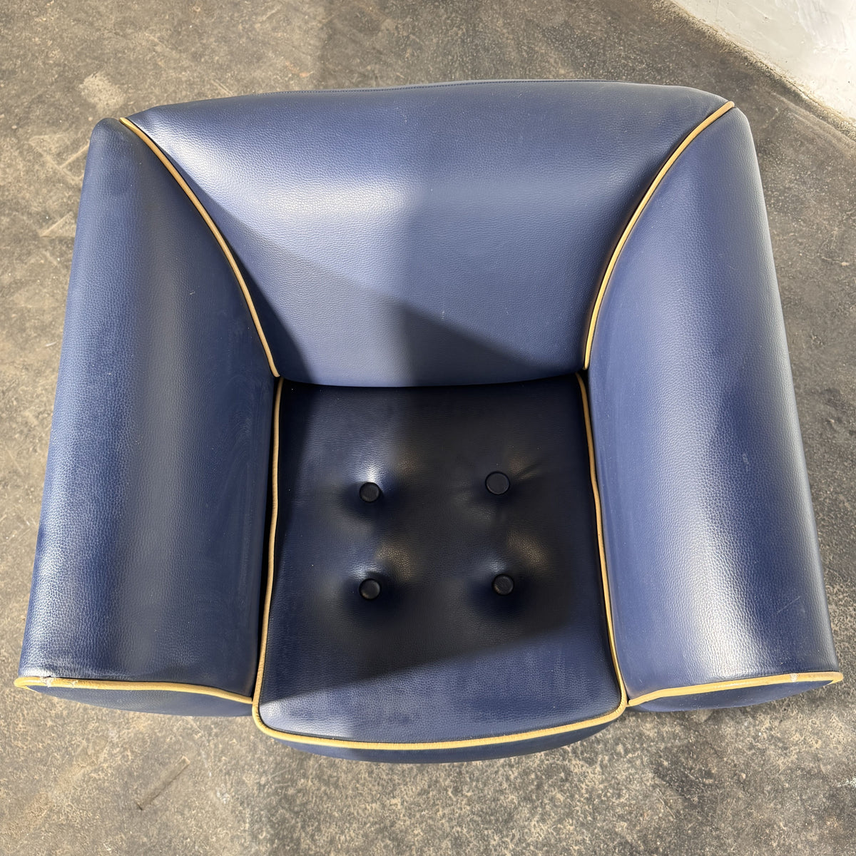 Zelda Faux Leather Club Chairs by Peter Maly for Cor, 1980s