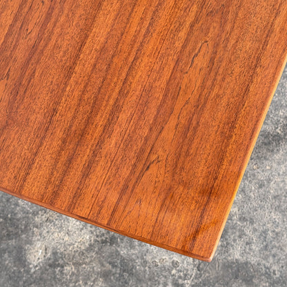 Teak Writing Desk Attributed to Carl Aage Skov for Munch Møbler, Denmark, 1960s