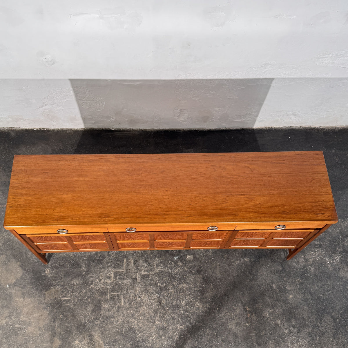 Nathan "Squares" Teak Sideboard, British, 1960s