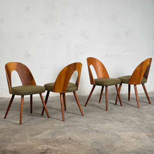 SOLD — Set of 4 Dining Chairs by Antonín Šuman for Tatra Nábytok 1960s