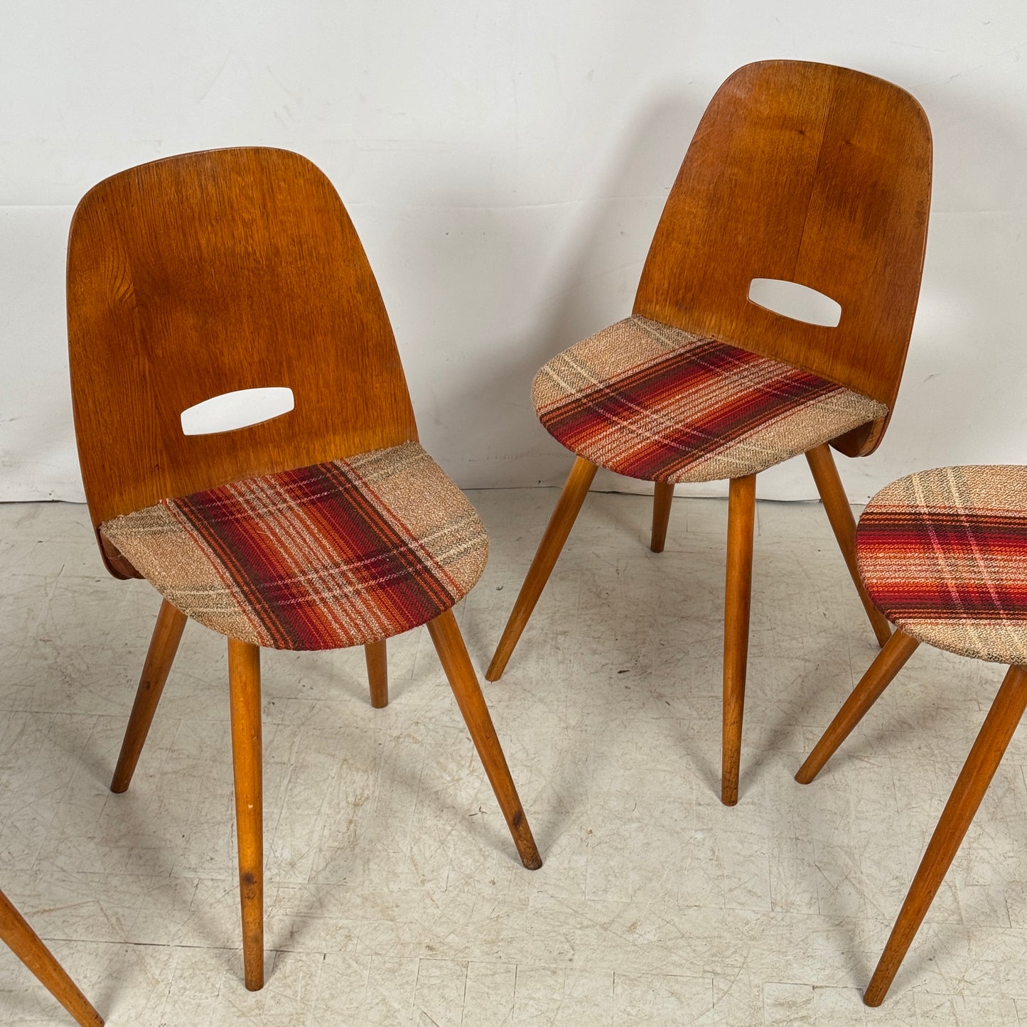 Tatra Nabytok Dining Chairs, 1960s – Set of 4