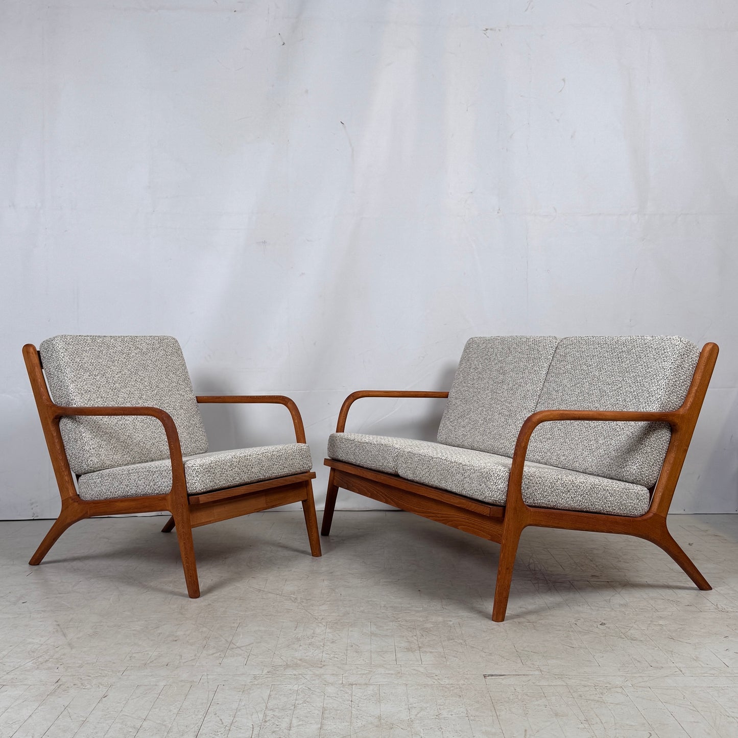 Adrian Pearsall Model 2315-C Sofa Set for Craft Associates – Fully Refurbished